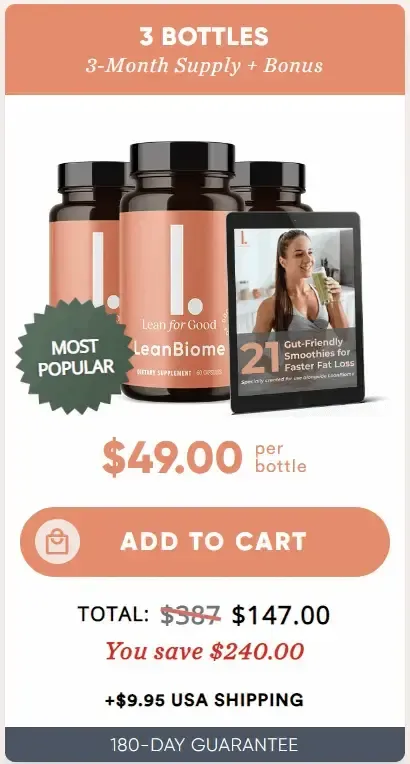 leanbiome 3 bottles